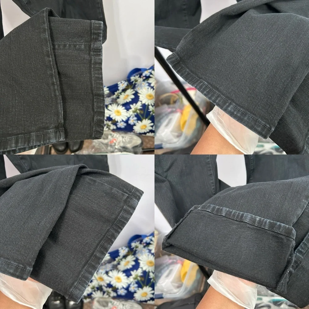 NYDJ Tummy Tuck Black Stretch Jeans Size 12 - “Liliana”